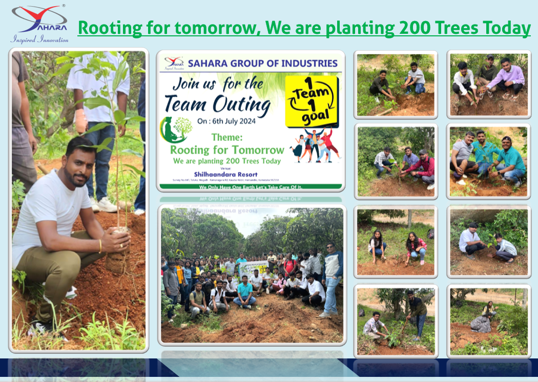 Tree plantation initiative by Sahara Group of Industries