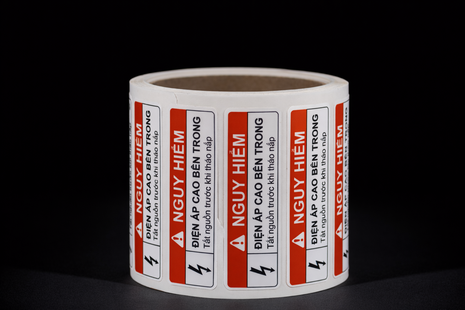 Printed roll form labels